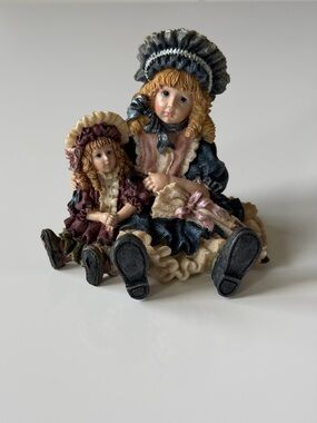 Yesterday’s Child Victoria with Samantha Figurine - The Dollstone Collection